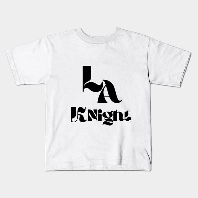 T-shirt LA Knight Vinatage, chemise LA Knight, chemise de lutte LA Knight, chemise de lutte, chemise tendance, T-shirt unisexe, sweat-shirt Kids T-Shirt by black lynx